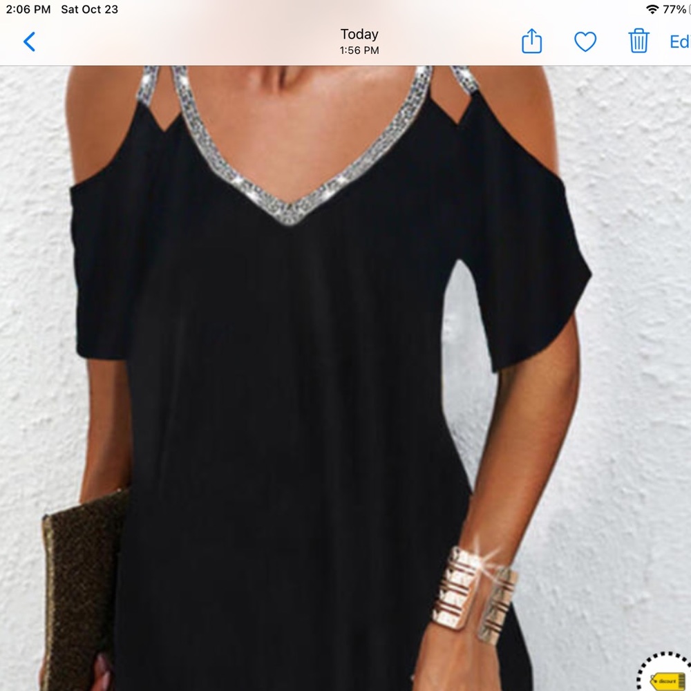 NWT Black Cocktail Dress